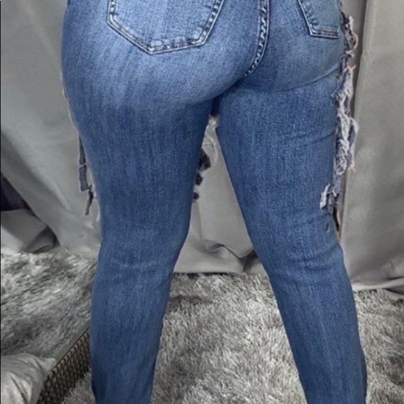 Denim Ripped Jeans - Picture 2 of 2